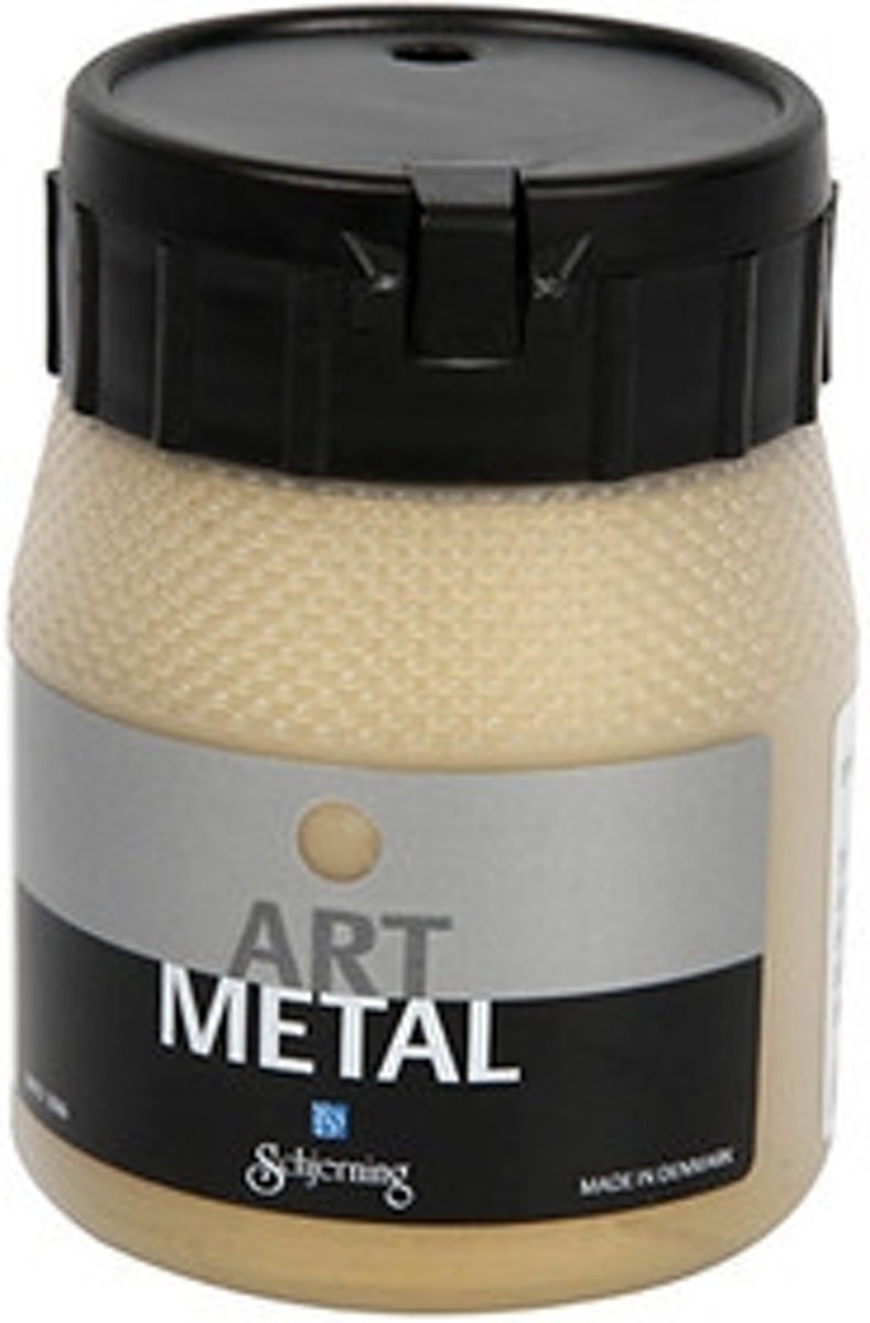 Art Metal verf, licht goud, 250ml [HOB-30700]